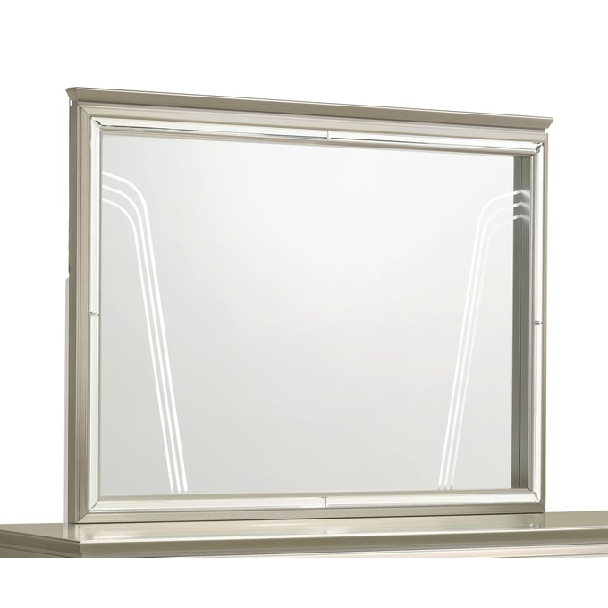 Galaxy Home Samantha Olive Silver Mirror GLXY-601955550376