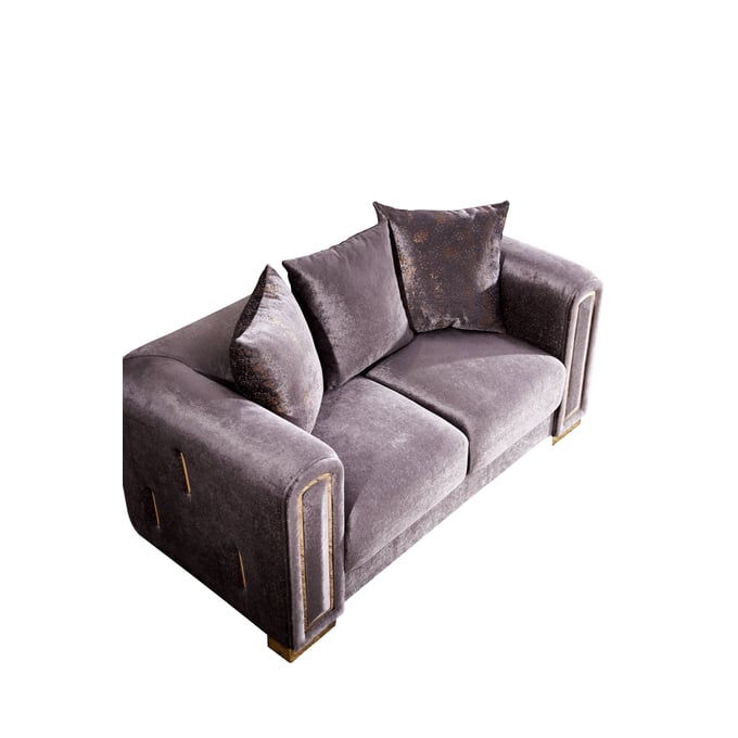 Galaxy Home Impreza Gray Loveseat GLXY-601955550642