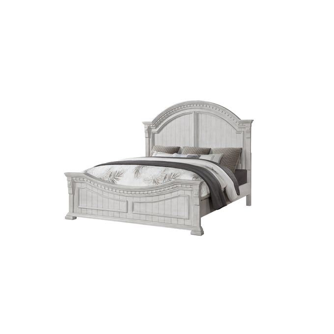 Galaxy Home Faith Collection Antique White King Bed GLXY-601955550918