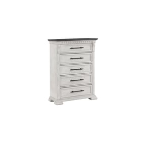 Galaxy Home Faith Collection Antique White 5 Drawer Chest