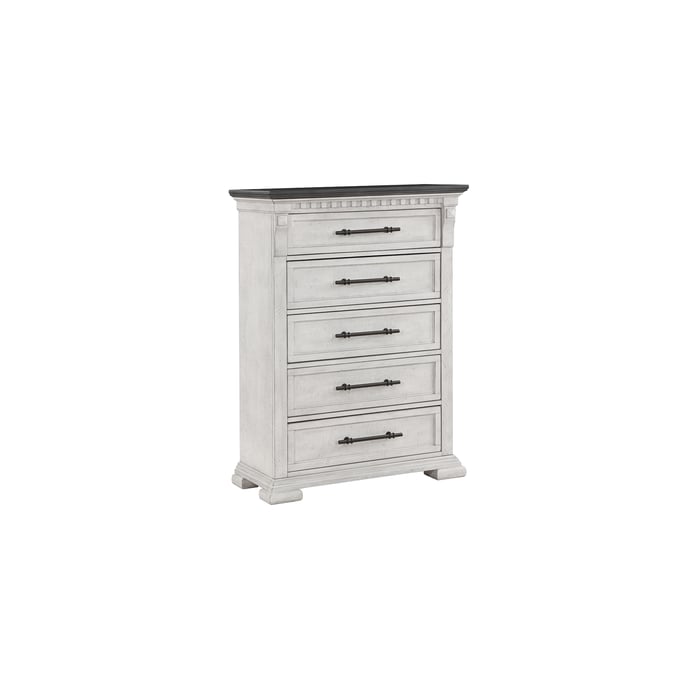 Galaxy Home Faith Collection Antique White 5 Drawer Chest GLXY-601955550932