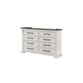 Galaxy Home Faith Collection Antique White 6 Drawer Dresser