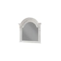 Faith Traditional Style Mirror Made with wood in Antique White