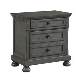 Galaxy Home Jackson Gray 2 Drawers Nightstand