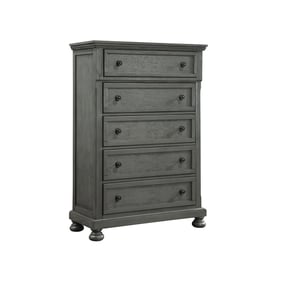 Galaxy Home Jackson Gray 5 Drawers Chest