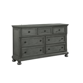 Galaxy Home Jackson Gray 7 Drawers Dresser