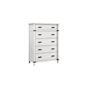 Galaxy Home Loretta Silver 5 Drawer Chest