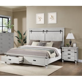 Galaxy Home Loretta Silver 2pc Queen Bedroom Set