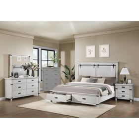 Galaxy Home Loretta Silver 4pc Queen Bedroom Set