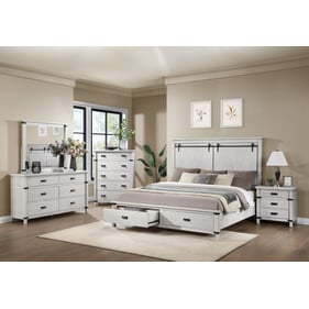 Galaxy Home Loretta Silver 5pc King Bedroom Set