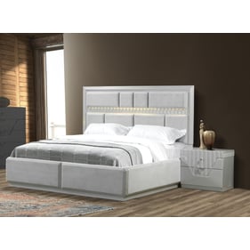 Galaxy Home Da Vinci Gray 2pc Queen Bedroom Set