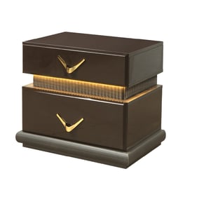 Galaxy Home Dunhill Brown 2 Drawer Nightstand