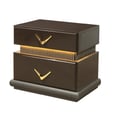 Dunhill Contemporary 2-Drawer Nightstand Made with Wood & LED Lights