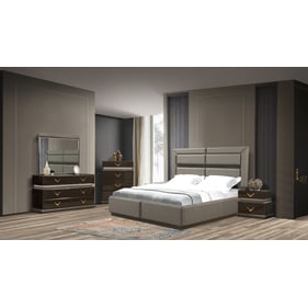 Galaxy Home Dunhill Brown 5pc Queen Bedroom Set