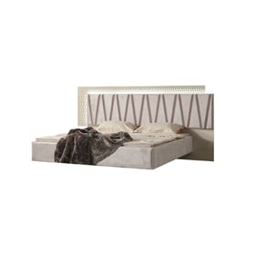 Galaxy Home Delfano Beige Queen Bed