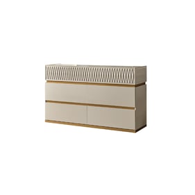 Galaxy Home Delfano Beige 6 Drawer Dresser