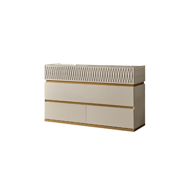 Galaxy Home Delfano Beige 6 Drawer Dresser GLXY-601955551540