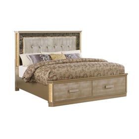 Galaxy Home Medusa Collection Gold 5pc Queen Bedroom Set