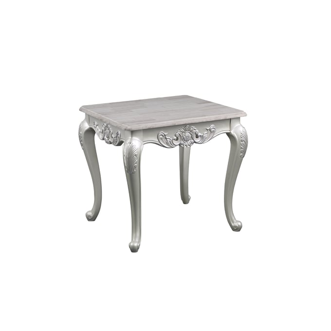 Galaxy Home Melrose Silver End Table GLXY-601955552165