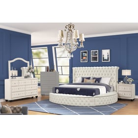 Galaxy Home Hazel Cream King 4pc Bedroom Set