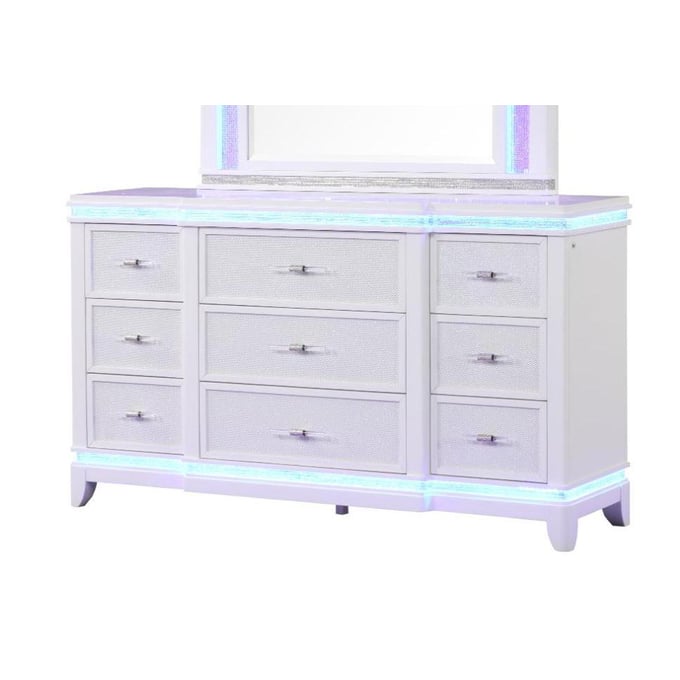 Galaxy Home Opium White Dresser GLXY-698781097168