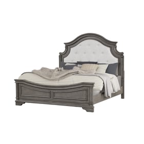 Galaxy Home Grace Gray Tufted King Bed