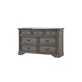 Grace Traditional Style Dresser Made With Wood in Gray