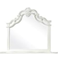 Milan Mirror Framed Mirror Made with Wood in White