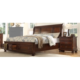 Galaxy Home Baltimore Dark Walnut 2pc Queen Bedroom Set