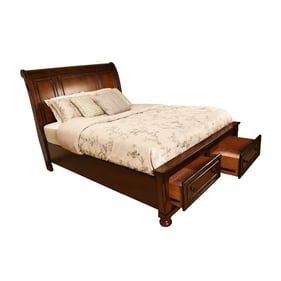 Galaxy Home Baltimore Dark Walnut Queen Drawer Bed