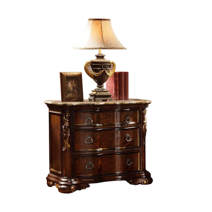 Galaxy Home Bella Dark Walnut Night Stand GLXY-808857778543