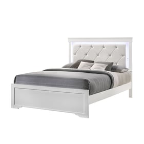 Galaxy Home Brooklyn White Fabric Twin Bed