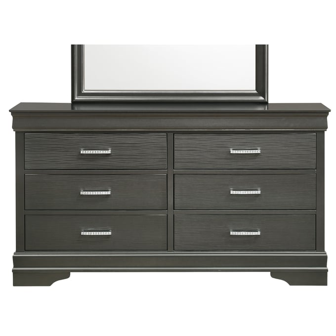 Galaxy Home Brooklyn Gray Wood Dresser GLXY-733569231058