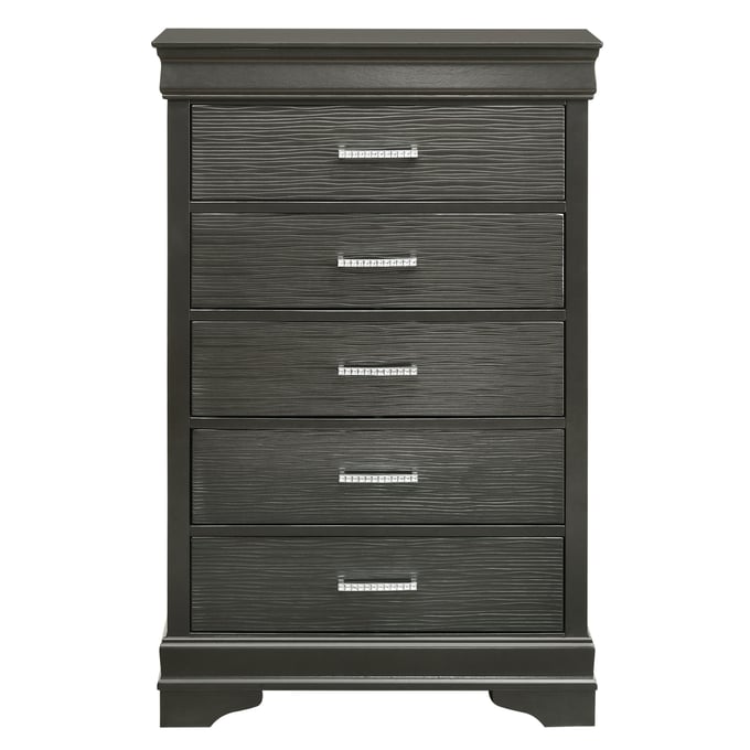 Galaxy Home Brooklyn Gray Drawer Chest GLXY-733569277797