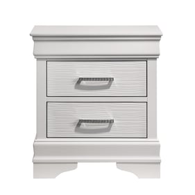 Galaxy Home Brooklyn White Wood Night Stand