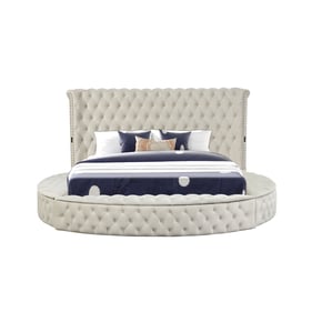 Galaxy Home Hazel Cream Queen Storage Bed