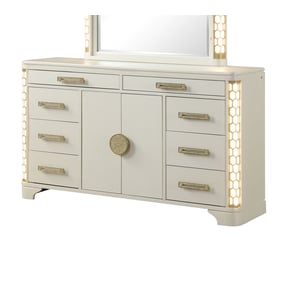 Galaxy Home Jasmine Beige Wood Dresser