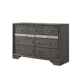 Galaxy Home Matrix Gray Wood Dresser