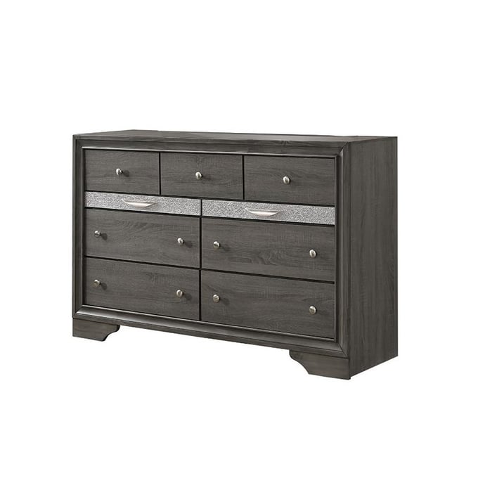 Galaxy Home Matrix Gray Wood Dresser GLXY-808857668714