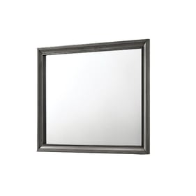 Galaxy Home Matrix Gray Wood Mirror