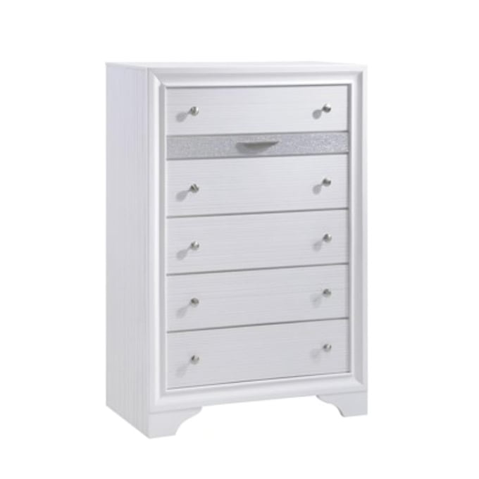 Galaxy Home Matrix White Drawer Chest GLXY-808857990747