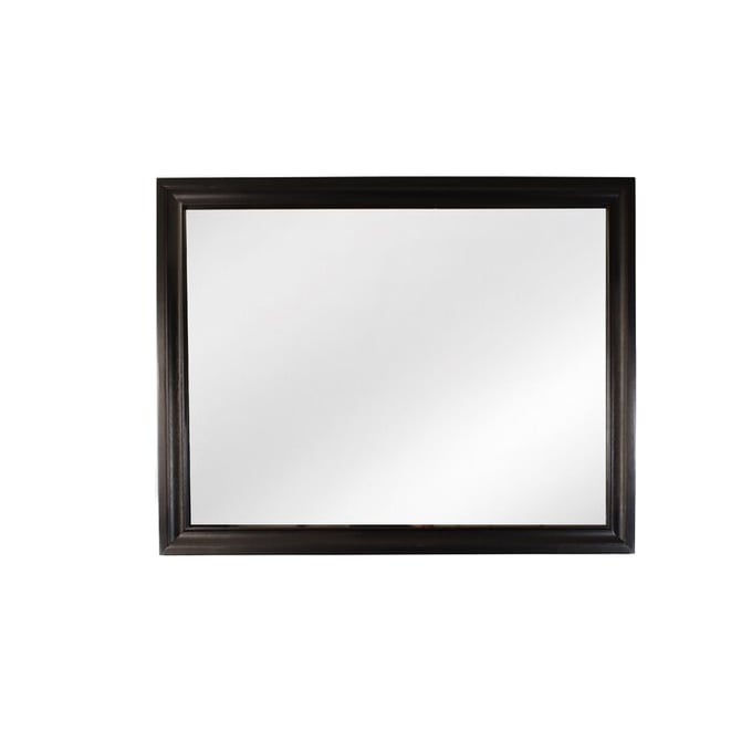 Galaxy Home Matrix Black Wood Mirror GLXY-808857869265