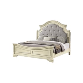 Galaxy Home Noble Collection Antique Beige King Bed