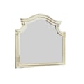 Noble Traditional Style Mirror Made with wood in Antique Beige