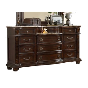 Galaxy Home Roma Dark Walnut Wood Dresser