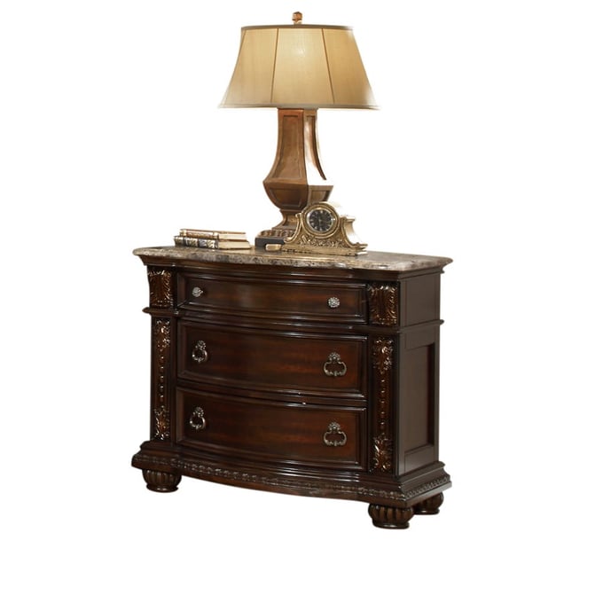 Galaxy Home Roma Dark Walnut Night Stand GLXY-808857868329