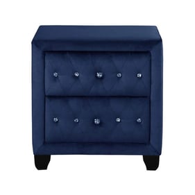 Galaxy Home Sophia Blue Wood Night Stand