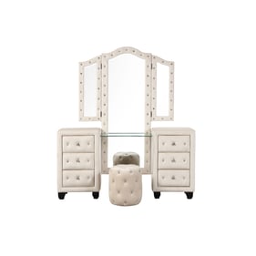 Galaxy Home Sophia Cream Vanity Set