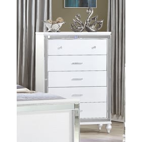 Galaxy Home Sterling White Drawer Chest