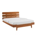 Currant Eastern King Platform Bed, Amber